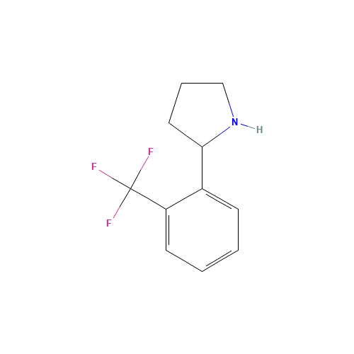 2-[2-(trifluoromethyl)phenyl]pyrrolidine (CAS: 524674-04-2) - Related Chemical Product