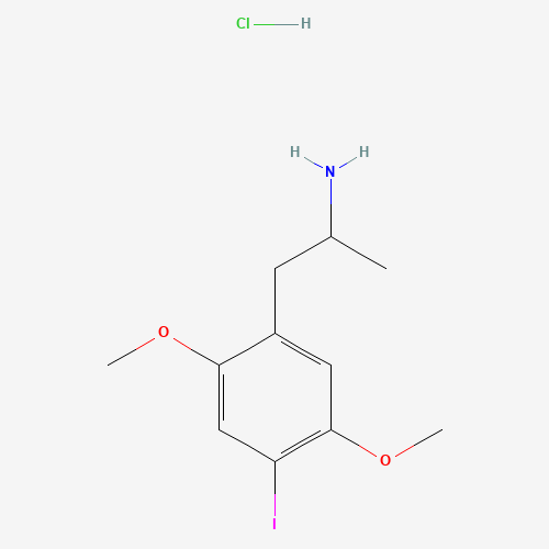 1-(4-iodo-2,5-dimethoxyphenyl)propan-2-amine;hydrochloride (CAS: 42203-78-1) - Related Chemical Product