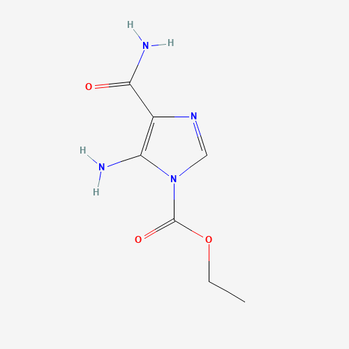 ethyl 5-amino-4-carbamoylimidazole-1-carboxylate (CAS: 111105-67-0) - Related Chemical Product