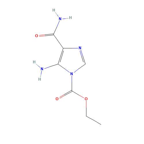 ethyl 5-amino-4-carbamoylimidazole-1-carboxylate (CAS: 111105-67-0) - Related Chemical Product