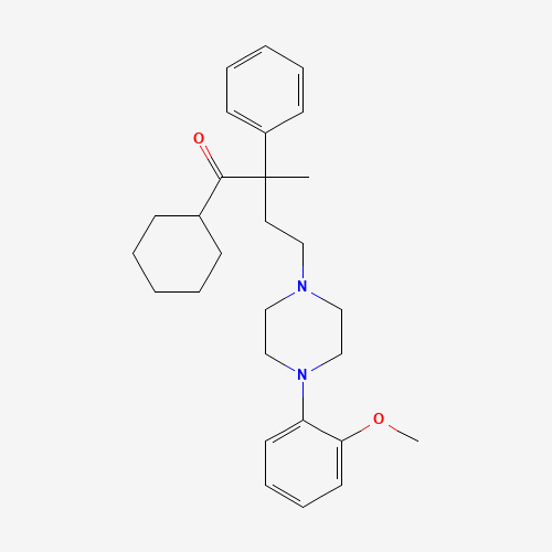 1-cyclohexyl-4-[4-(2-methoxyphenyl)piperazin-1-yl]-2-methyl-2-phenylbutan-1-one (CAS: 228418-79-9) - Related Chemical Product