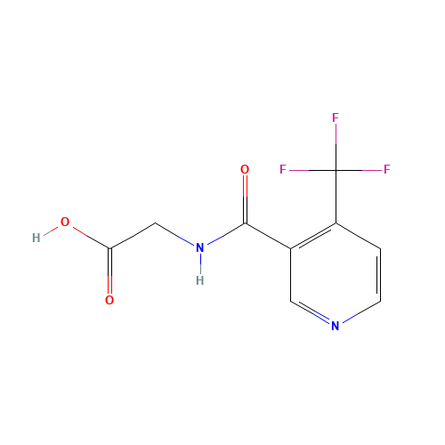 2-[[4-(trifluoromethyl)pyridine-3-carbonyl]amino]acetic acid (CAS: 207502-65-6) - Related Chemical Product