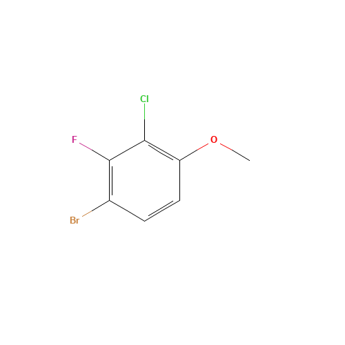 1-bromo-3-chloro-2-fluoro-4-methoxybenzene (CAS: 909122-18-5) - Related Chemical Product