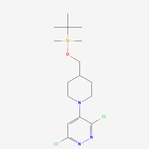 tert-butyl-[[1-(3,6-dichloropyridazin-4-yl)piperidin-4-yl]methoxy]-dimethylsilane (CAS: 1349874-38-9) - Related Chemical Product