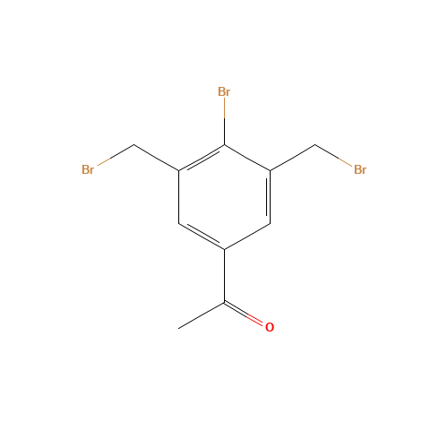 1-[4-bromo-3,5-bis(bromomethyl)phenyl]ethanone (CAS: 153763-96-3) - Related Chemical Product