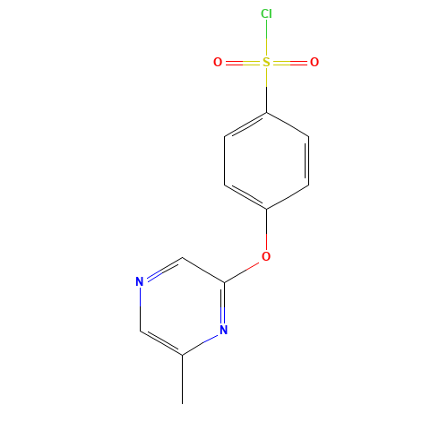 4-(6-methylpyrazin-2-yl)oxybenzenesulfonyl chloride (CAS: 926921-66-6) - Related Chemical Product