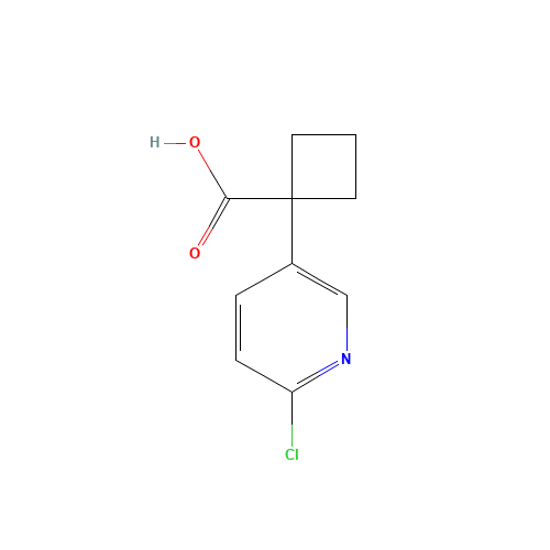 1-(6-chloropyridin-3-yl)cyclobutane-1-carboxylic acid (CAS: 1260666-35-0) - Related Chemical Product