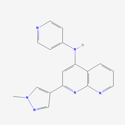 2-(1-methylpyrazol-4-yl)-N-pyridin-4-yl-1,8-naphthyridin-4-amine (CAS: 1330531-53-7) - Related Chemical Product