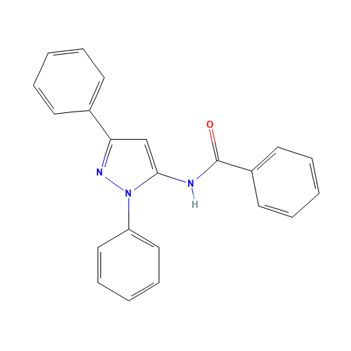 N-(2,5-diphenylpyrazol-3-yl)benzamide (CAS: 77746-90-8) - Related Chemical Product