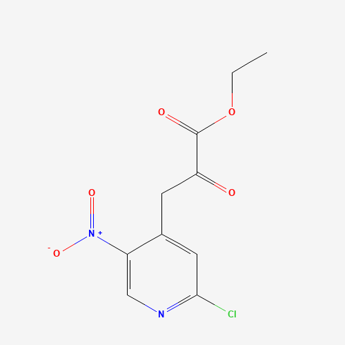 ethyl 3-(2-chloro-5-nitropyridin-4-yl)-2-oxopropanoate (CAS: 800401-66-5) - Related Chemical Product