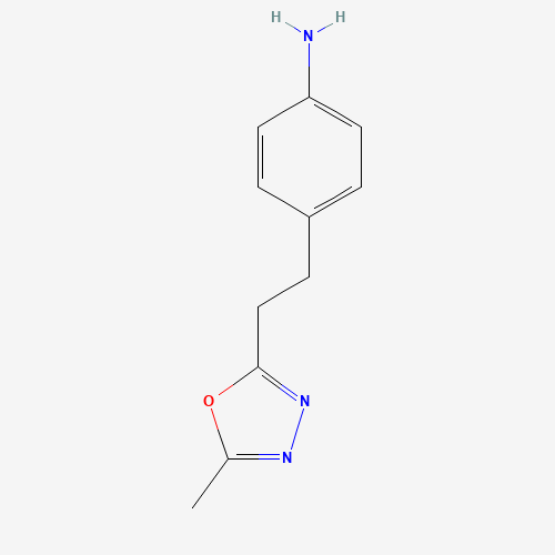 4-[2-(5-methyl-1,3,4-oxadiazol-2-yl)ethyl]aniline (CAS: 1268039-14-0) - Related Chemical Product