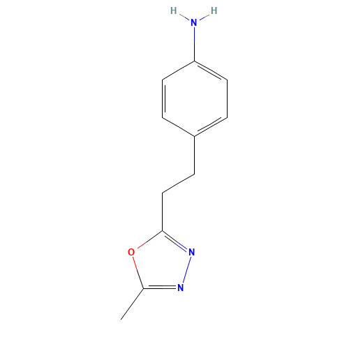 4-[2-(5-methyl-1,3,4-oxadiazol-2-yl)ethyl]aniline (CAS: 1268039-14-0) - Related Chemical Product
