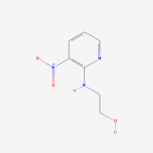 2-[(3-nitropyridin-2-yl)amino]ethanol (CAS: 50798-38-4) - Chemical Structure and Molecular Formula 