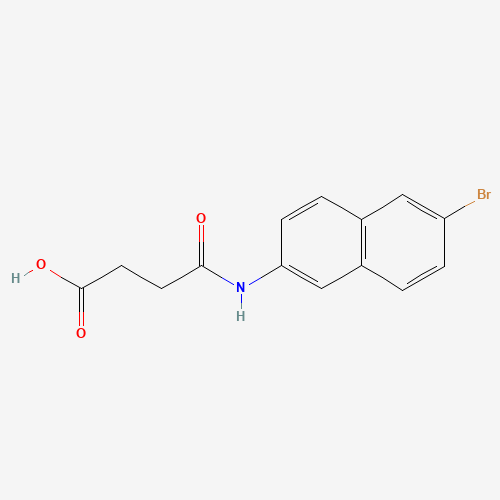 4-[(6-bromonaphthalen-2-yl)amino]-4-oxobutanoic acid (CAS: 139453-98-8) - Related Chemical Product