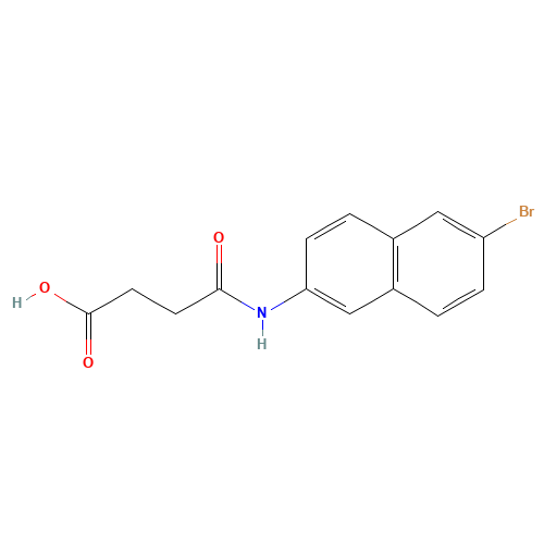 4-[(6-bromonaphthalen-2-yl)amino]-4-oxobutanoic acid (CAS: 139453-98-8) - Related Chemical Product