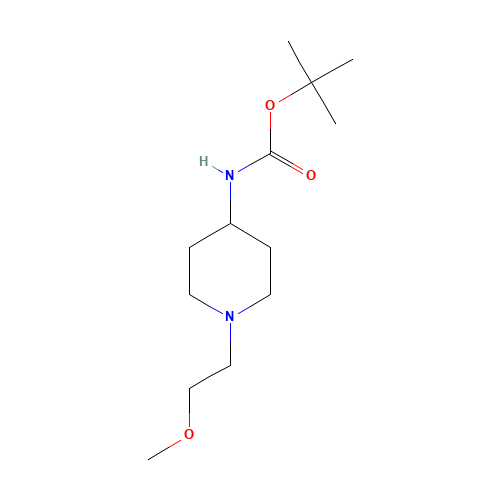 tert-butyl N-[1-(2-methoxyethyl)piperidin-4-yl]carbamate (CAS: 502639-07-8) - Related Chemical Product