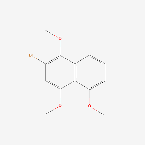 2-bromo-1,4,5-trimethoxynaphthalene (CAS: 107941-22-0) - Chemical Structure and Molecular Formula 