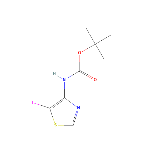 tert-butyl N-(5-iodo-1,3-thiazol-4-yl)carbamate (CAS: 1258934-68-7) - Related Chemical Product