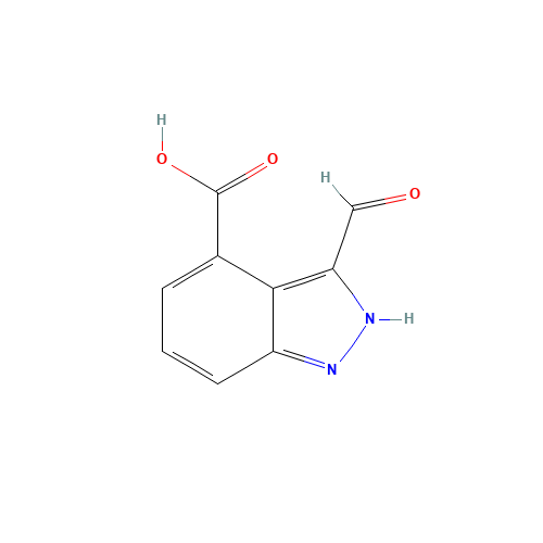 3-formyl-2H-indazole-4-carboxylic acid (CAS: 885519-78-8) - Related Chemical Product