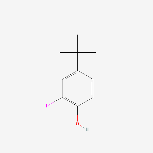 4-tert-butyl-2-iodophenol (CAS: 38941-98-9) - Chemical Structure and Molecular Formula 