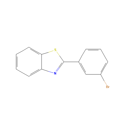 2-(3-bromophenyl)-1,3-benzothiazole (CAS: 19654-14-9) - Related Chemical Product