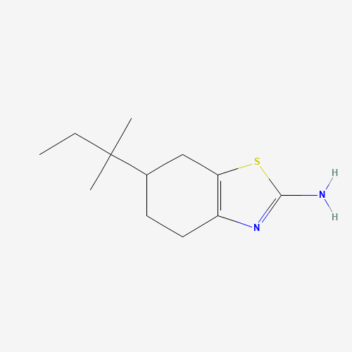 6-(2-methylbutan-2-yl)-4,5,6,7-tetrahydro-1,3-benzothiazol-2-amine (CAS: 676348-29-1) - Related Chemical Product