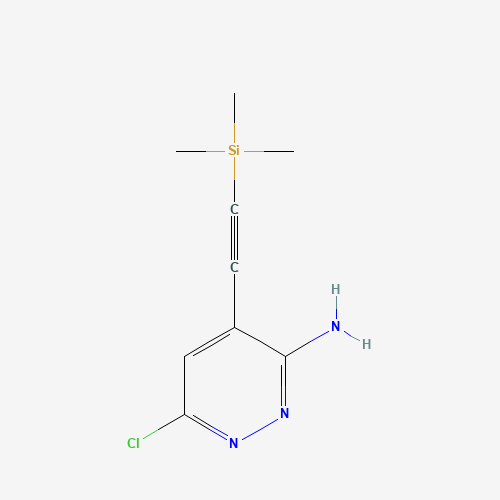 6-chloro-4-(2-trimethylsilylethynyl)pyridazin-3-amine (CAS: 1207625-15-7) - Related Chemical Product