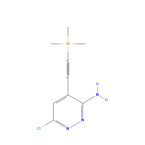 6-chloro-4-(2-trimethylsilylethynyl)pyridazin-3-amine (CAS: 1207625-15-7) - Related Chemical Product