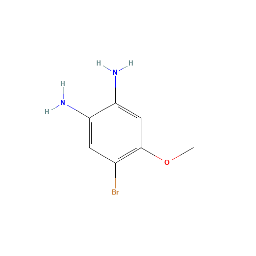 4-bromo-5-methoxybenzene-1,2-diamine (CAS: 108447-01-4) - Related Chemical Product