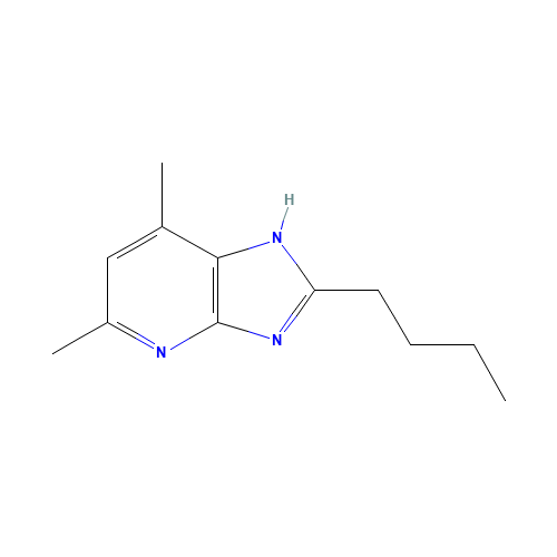 2-butyl-5,7-dimethyl-1H-imidazo[4,5-b]pyridine (CAS: 133052-13-8) - Related Chemical Product
