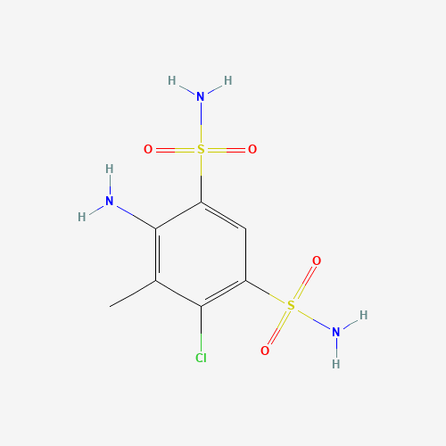 4-amino-6-chloro-5-methylbenzene-1,3-disulfonamide (CAS: 54295-77-1) - Related Chemical Product