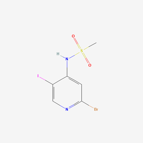 N-(2-bromo-5-iodopyridin-4-yl)methanesulfonamide (CAS: 1400286-60-3) - Related Chemical Product