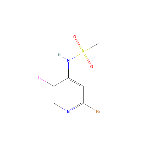 N-(2-bromo-5-iodopyridin-4-yl)methanesulfonamide (CAS: 1400286-60-3) - Related Chemical Product
