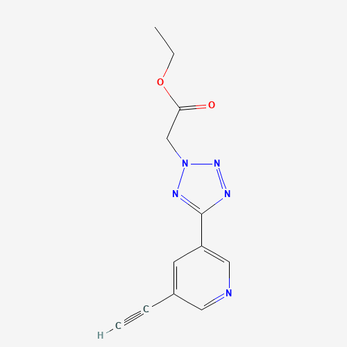 ethyl 2-[5-(5-ethynylpyridin-3-yl)tetrazol-2-yl]acetate (CAS: 1213234-88-8) - Related Chemical Product