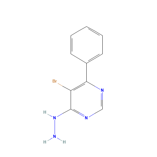 (5-bromo-6-phenylpyrimidin-4-yl)hydrazine (CAS: 3438-59-3) - Related Chemical Product