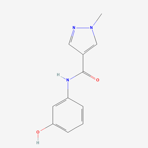 N-(3-hydroxyphenyl)-1-methylpyrazole-4-carboxamide (CAS: 1052629-82-9) - Related Chemical Product
