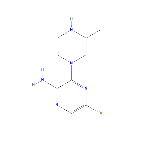 5-bromo-3-(3-methylpiperazin-1-yl)pyrazin-2-amine (CAS: 893612-12-9) - Related Chemical Product