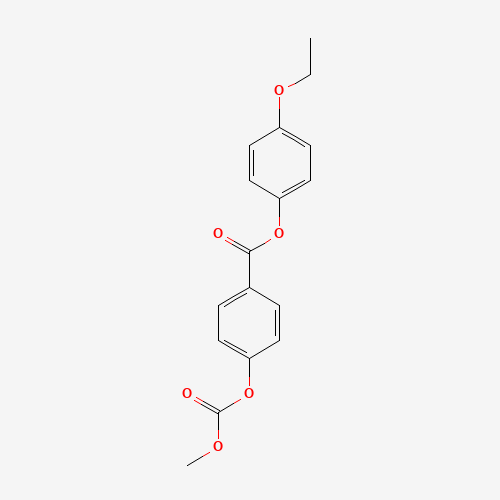 (4-ethoxyphenyl) 4-methoxycarbonyloxybenzoate (CAS: 33926-17-9) - Related Chemical Product