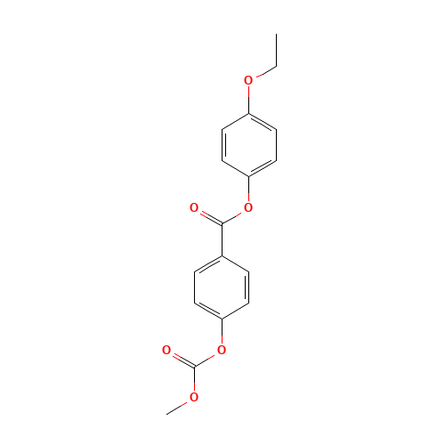 (4-ethoxyphenyl) 4-methoxycarbonyloxybenzoate (CAS: 33926-17-9) - Related Chemical Product