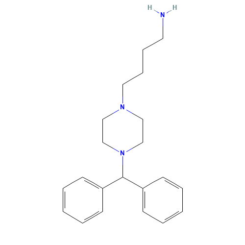 4-(4-benzhydrylpiperazin-1-yl)butan-1-amine (CAS: 101620-10-4) - Related Chemical Product