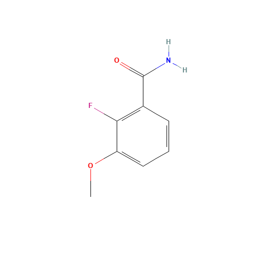 2-fluoro-3-methoxybenzamide (CAS: 198204-64-7) - Chemical Structure and Molecular Formula 