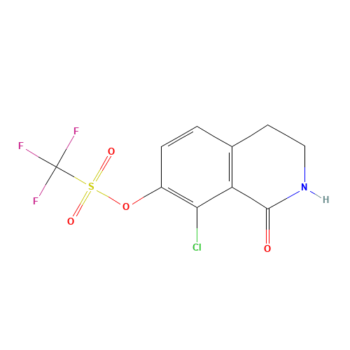 (8-chloro-1-oxo-3,4-dihydro-2H-isoquinolin-7-yl) trifluoromethanesulfonate (CAS: 1616289-41-8) - Related Chemical Product