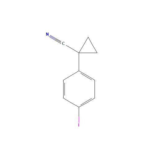 1-(4-iodophenyl)cyclopropane-1-carbonitrile (CAS: 124276-79-5) - Related Chemical Product