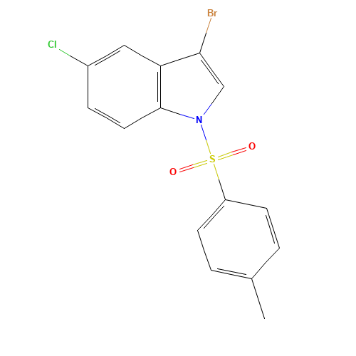 3-bromo-5-chloro-1-(4-methylphenyl)sulfonylindole (CAS: 887338-49-0) - Related Chemical Product
