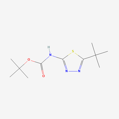 tert-butyl N-(5-tert-butyl-1,3,4-thiadiazol-2-yl)carbamate (CAS: 1140918-37-1) - Related Chemical Product