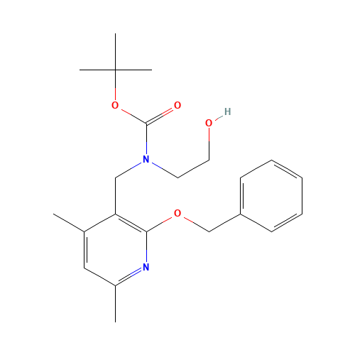 tert-butyl N-[(4,6-dimethyl-2-phenylmethoxypyridin-3-yl)methyl]-N-(2-hydroxyethyl)carbamate (CAS: 1616288-91-5) - Related Chemical Product
