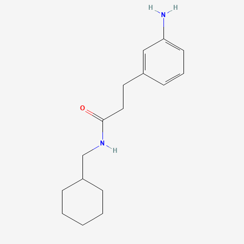 3-(3-aminophenyl)-N-(cyclohexylmethyl)propanamide (CAS: 273746-74-0) - Related Chemical Product