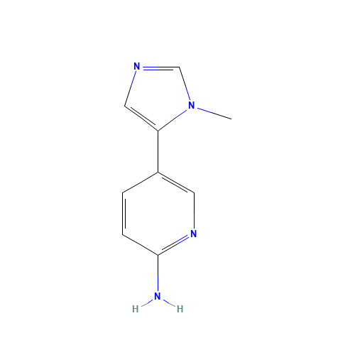 5-(3-methylimidazol-4-yl)pyridin-2-amine (CAS: 1177269-08-7) - Related Chemical Product