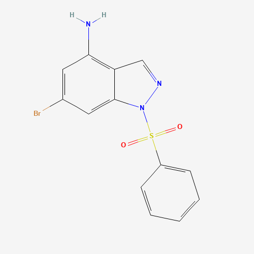 1-(benzenesulfonyl)-6-bromoindazol-4-amine (CAS: 1198437-71-6) - Related Chemical Product