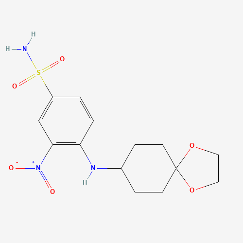4-(1,4-dioxaspiro[4.5]decan-8-ylamino)-3-nitrobenzenesulfonamide (CAS: 1257050-49-9) - Related Chemical Product